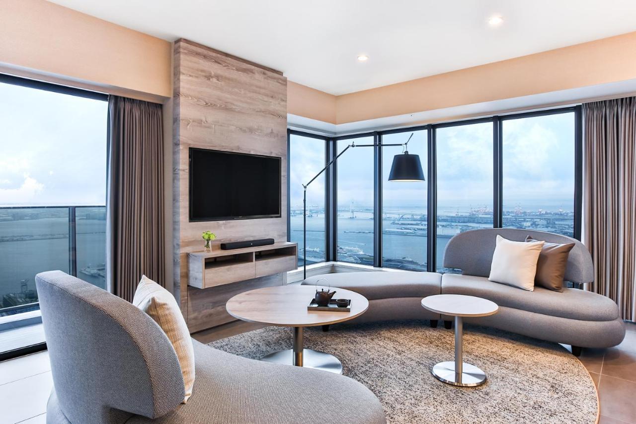 Oakwood Suites Yokohama Yokohama  Dış mekan fotoğraf Living room