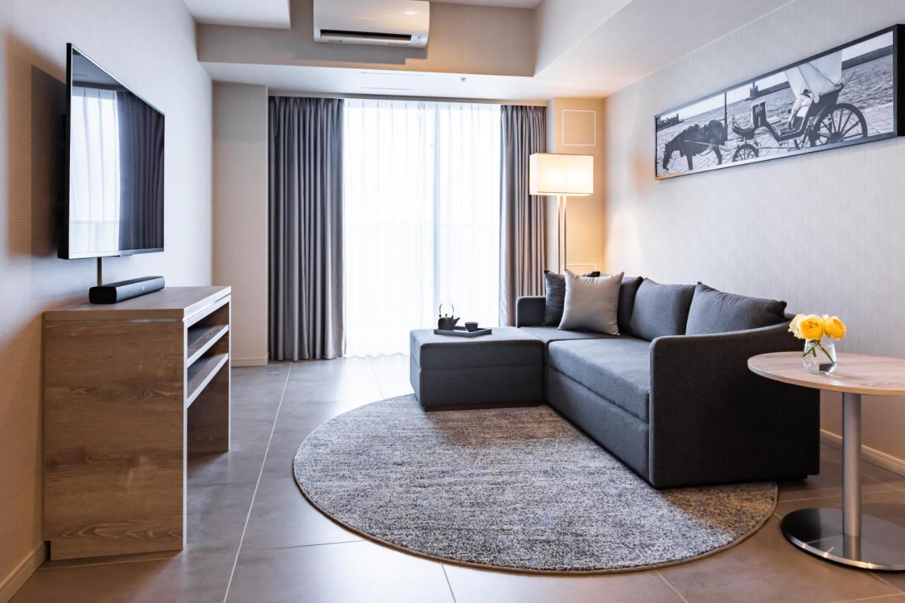 Oakwood Suites Yokohama Yokohama  Dış mekan fotoğraf Living room